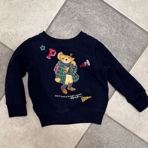 2T Ralph Lauren Bear Crewneck Like New